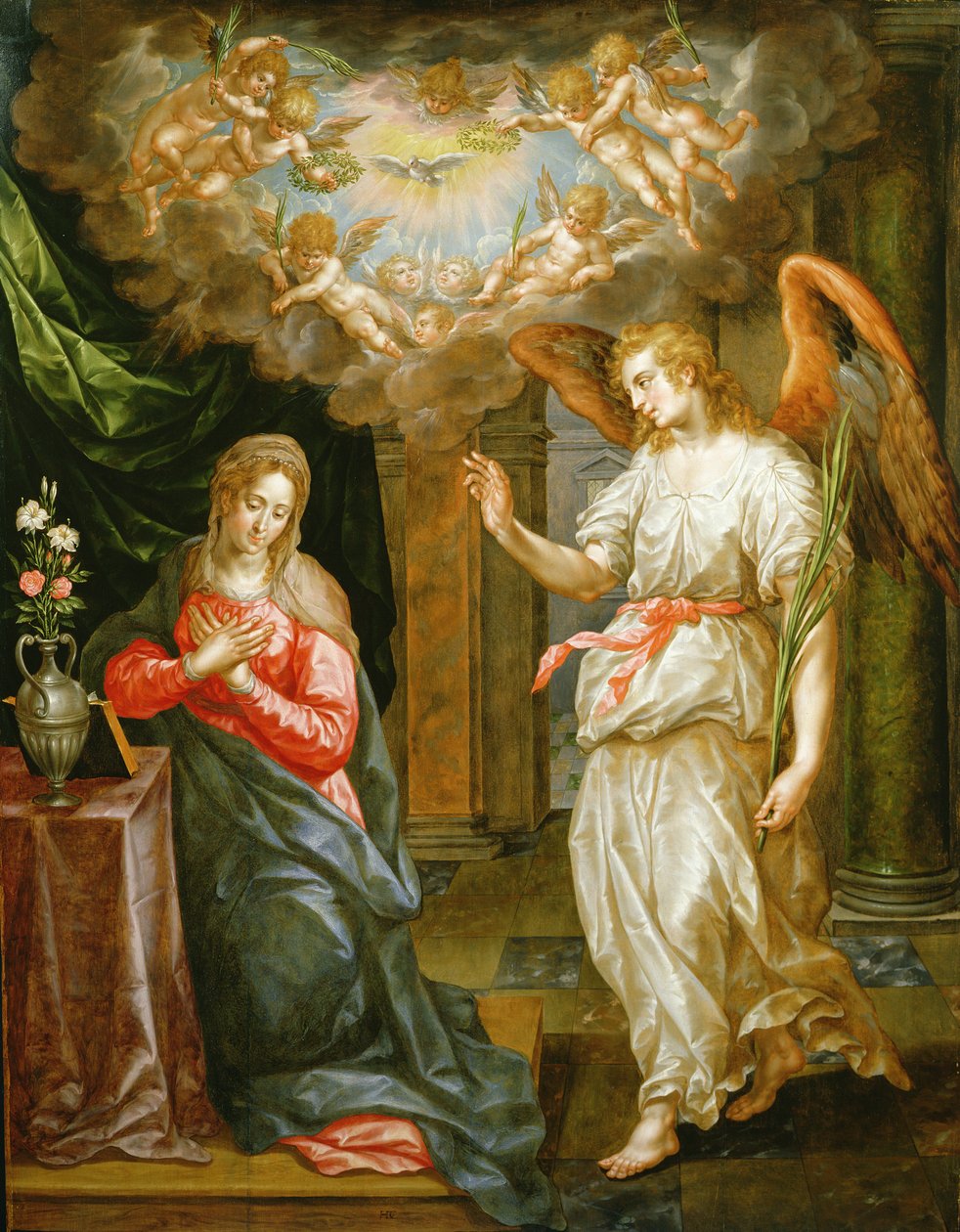 A Anunciação de Hendrick de Clerck