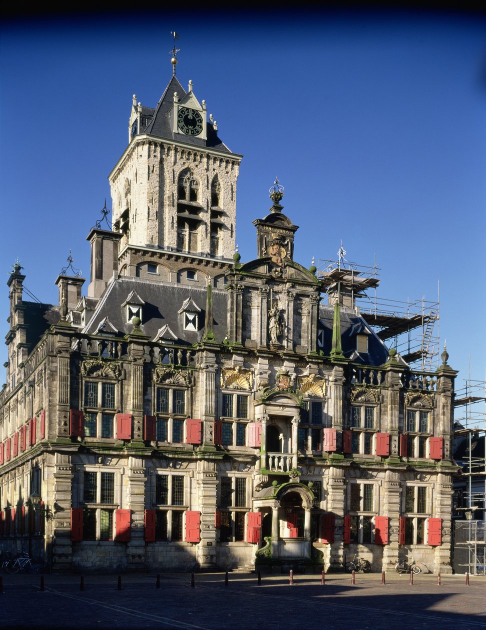 Prefeitura, iniciada em 1618 de Hendrik de Keyser