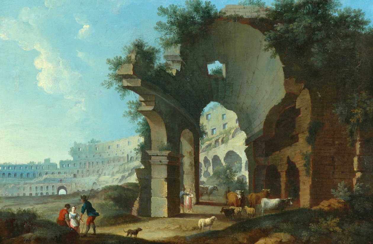O Coliseu em Roma de Hendrik van Lint
