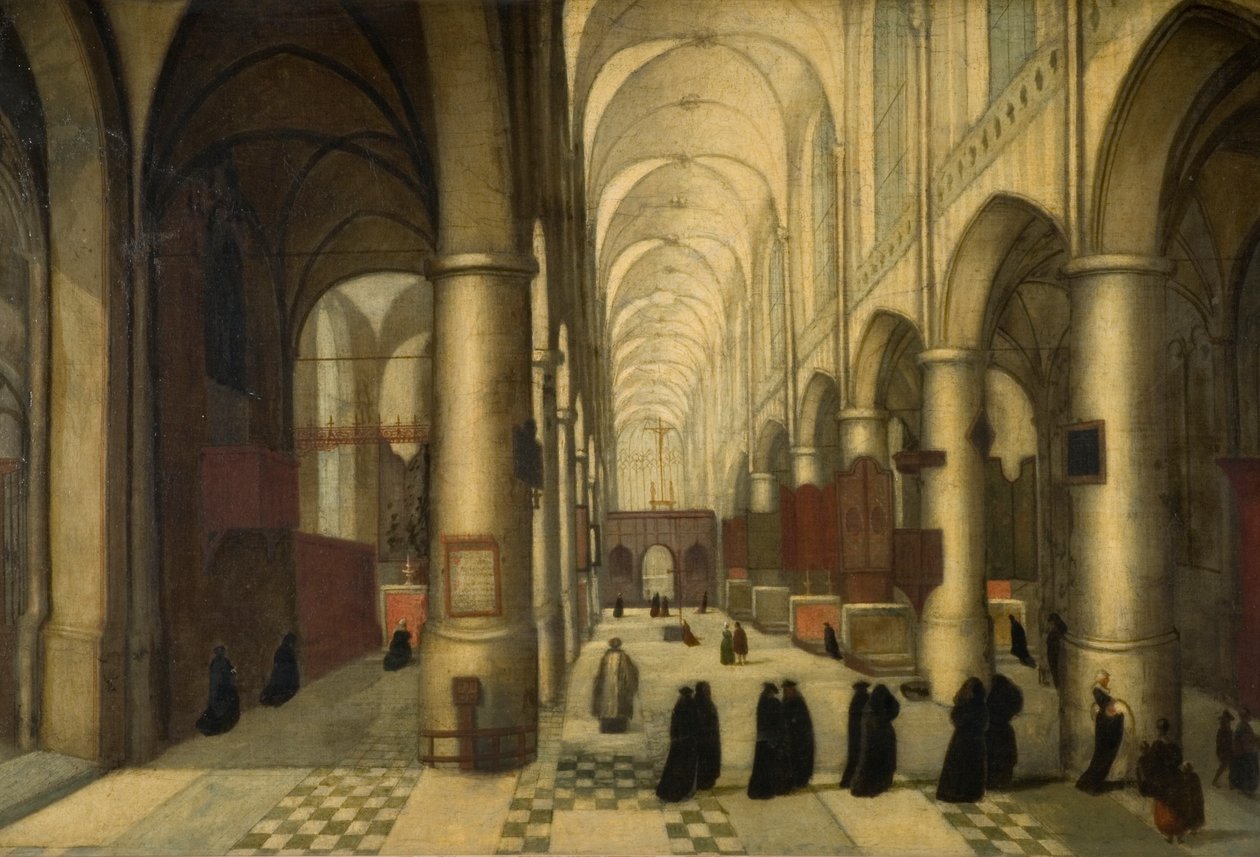 St. Pieters em Louvain, uma festa de batismo de Hendrik van Steenwyck