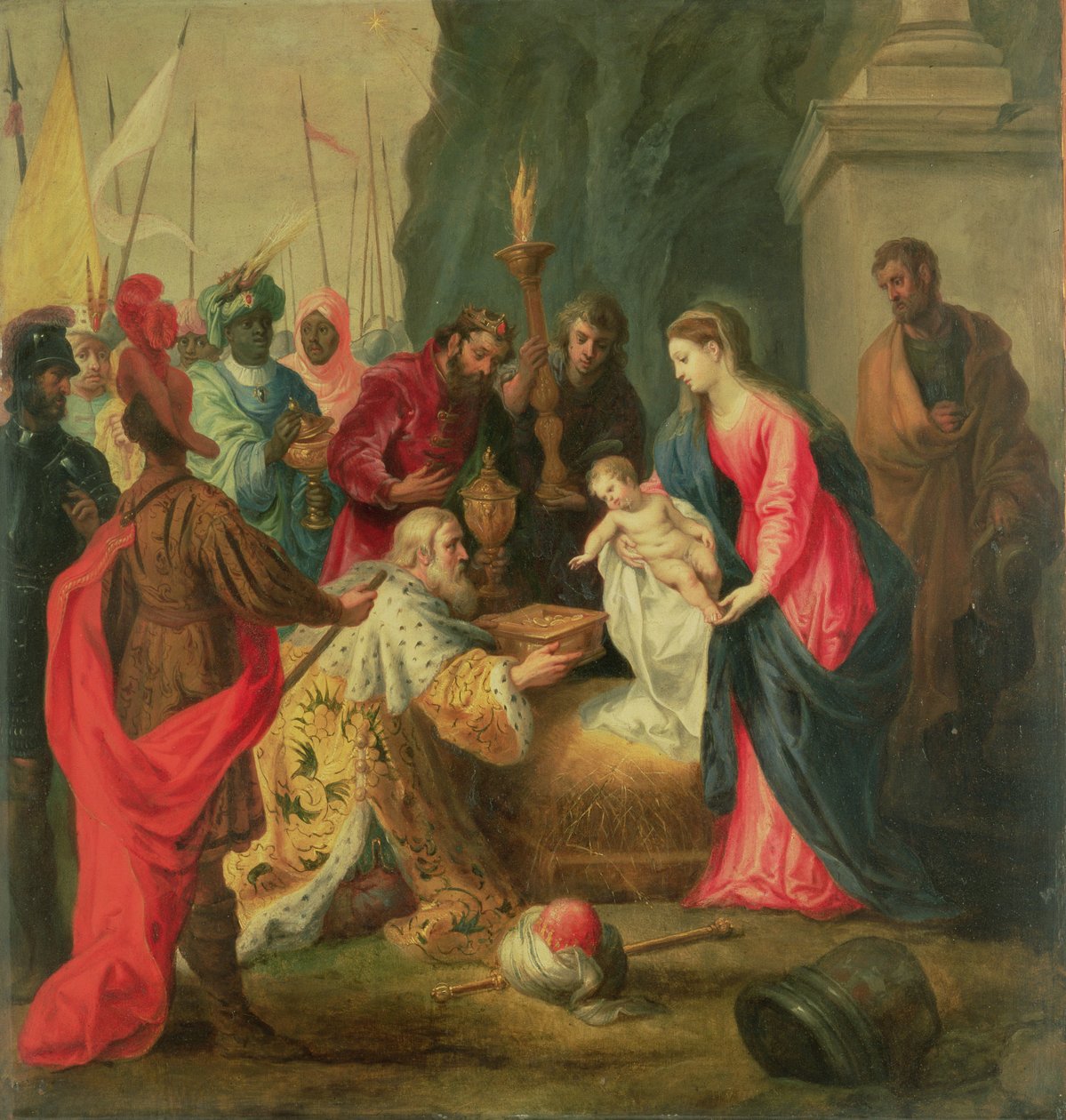 Adoração dos Magos de Hendrik van the Elder Balen
