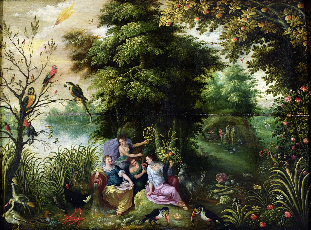 Os quatro elementos de Hendrik van the Elder Balen