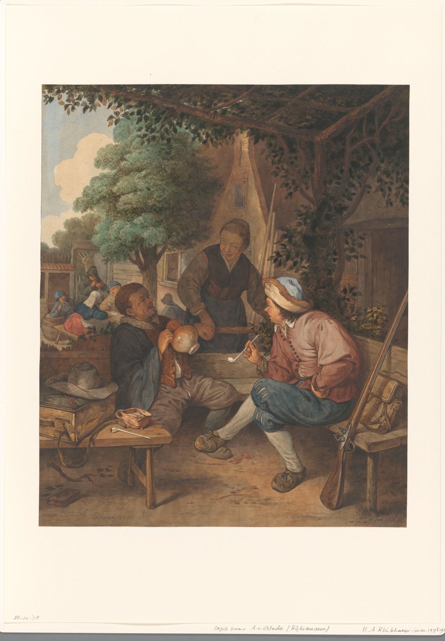 Viajantes em repouso de Hendrik Abraham Klinkhamer