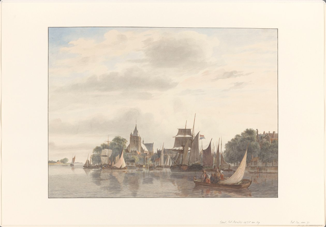Cidade na água de Hendrik Abraham Klinkhamer