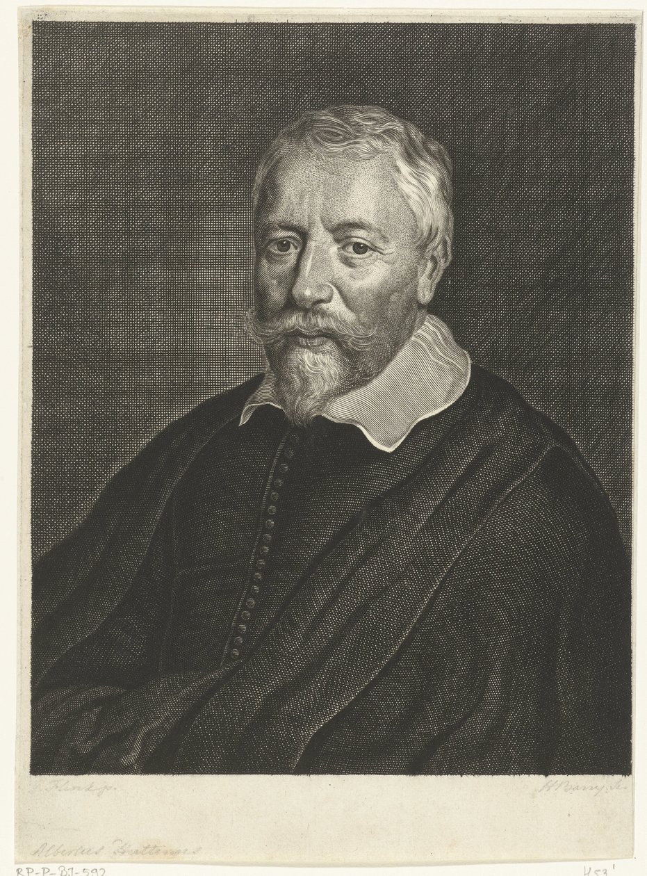 Retrato de Albertus Huttenus de Hendrik Bary