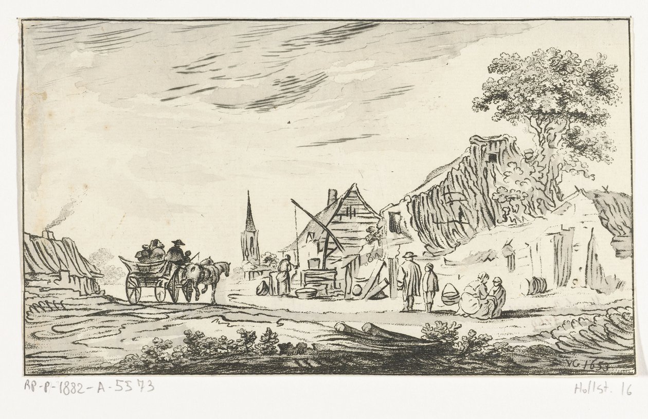 vista da vila de Hendrik Busserus
