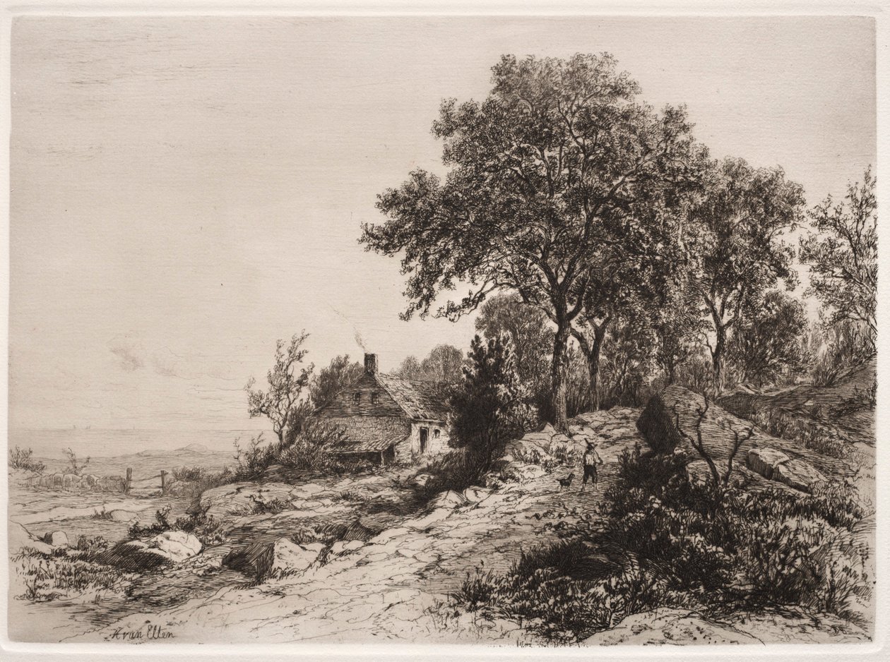 Casa de campo à beira-mar de Hendrik Dirk Kruseman van Elten