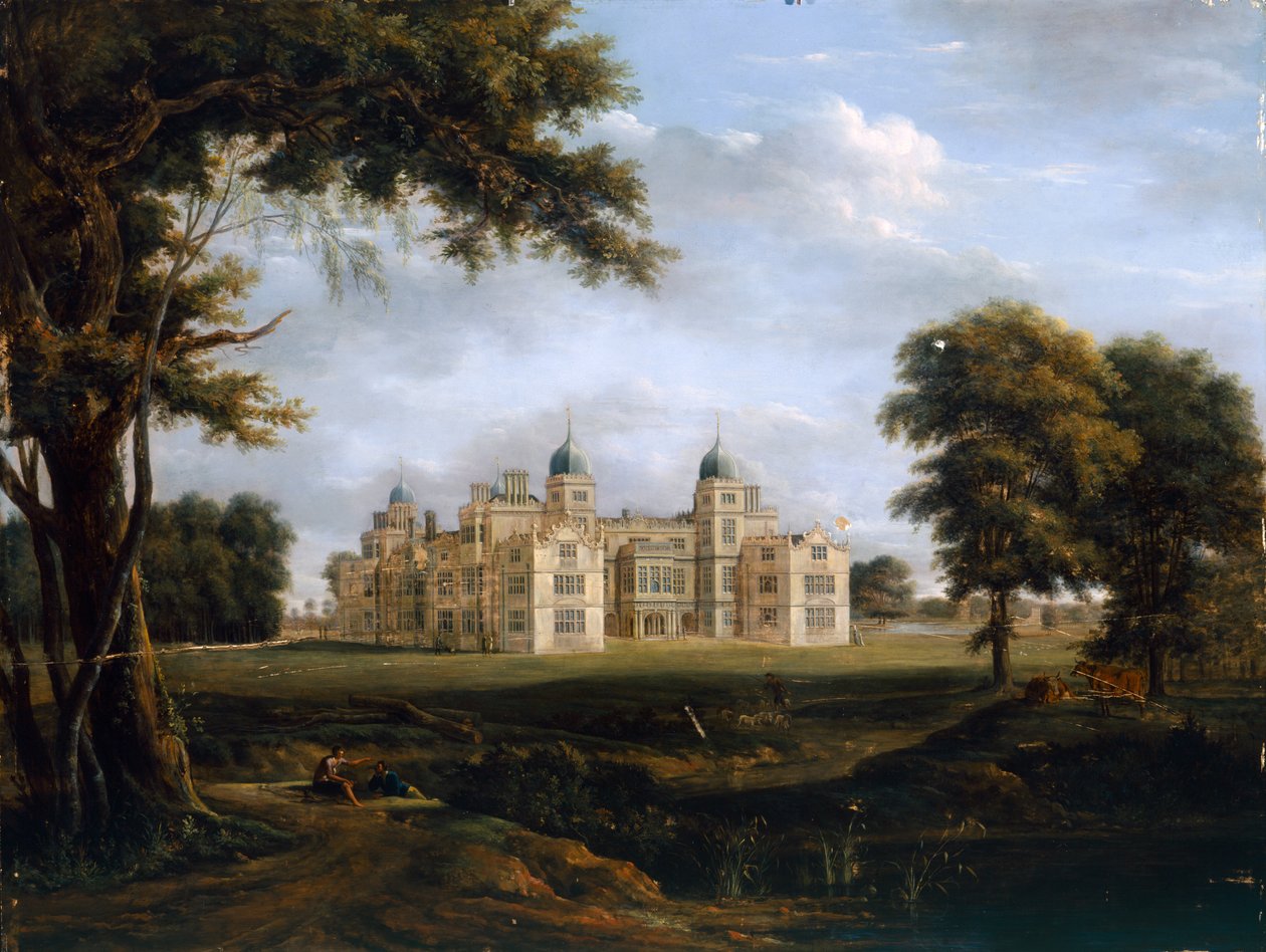 Charlton Park, c.1800 (óleo sobre painel) de Hendrik Frans de Cort