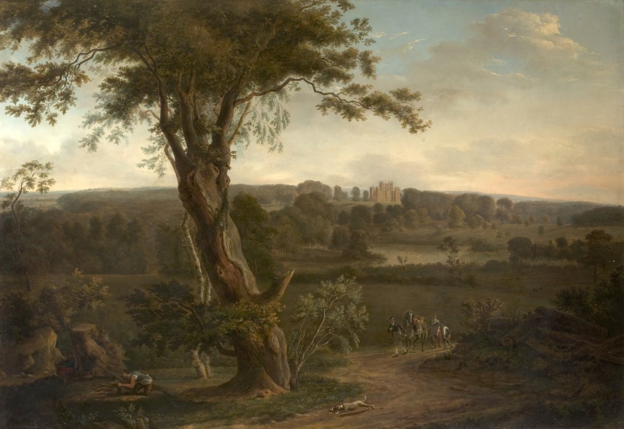 Wollaton Hall Park, Nottingham, 1795 de Hendrik Frans de Cort