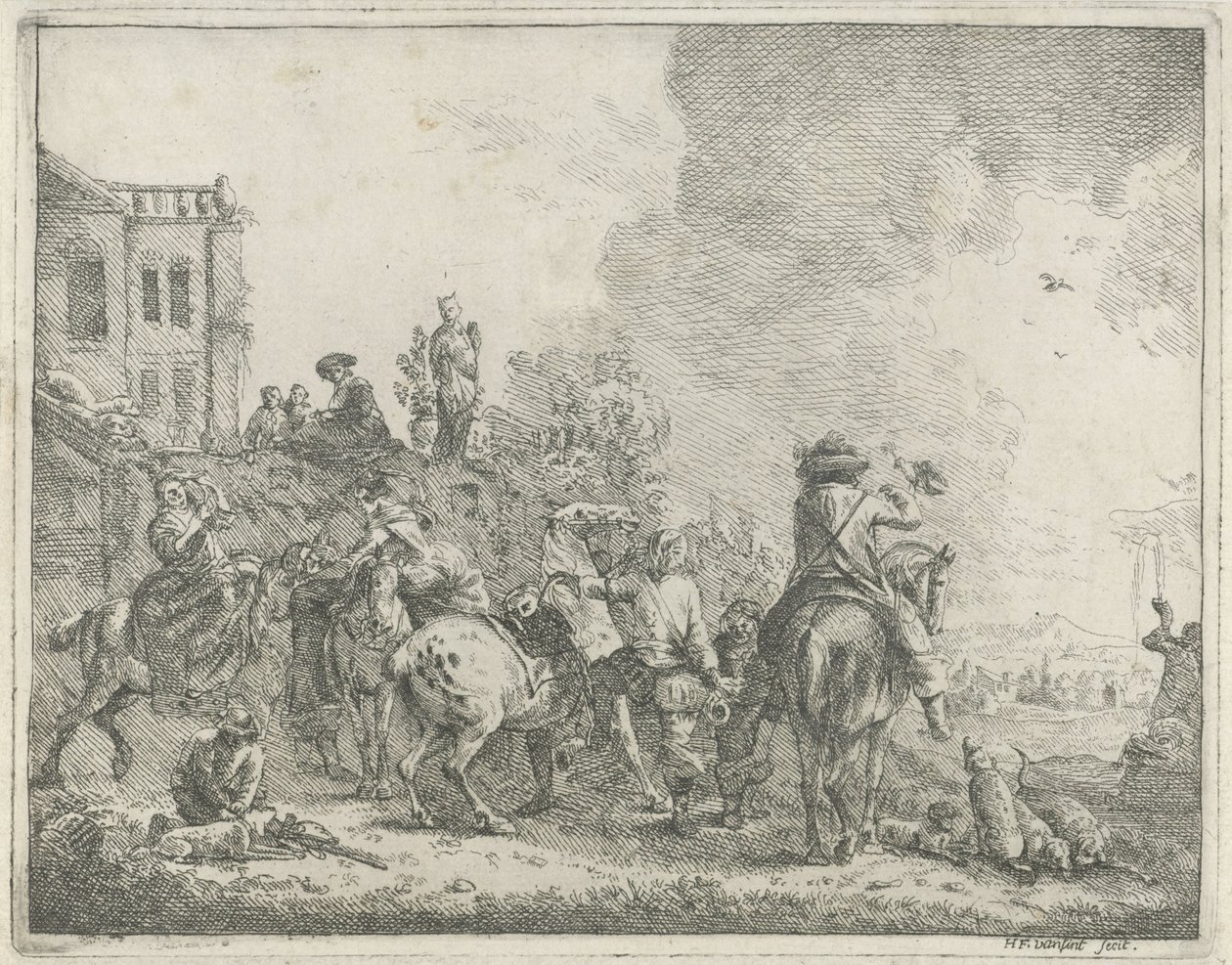 Falcoaria de Hendrik Frans van Lint