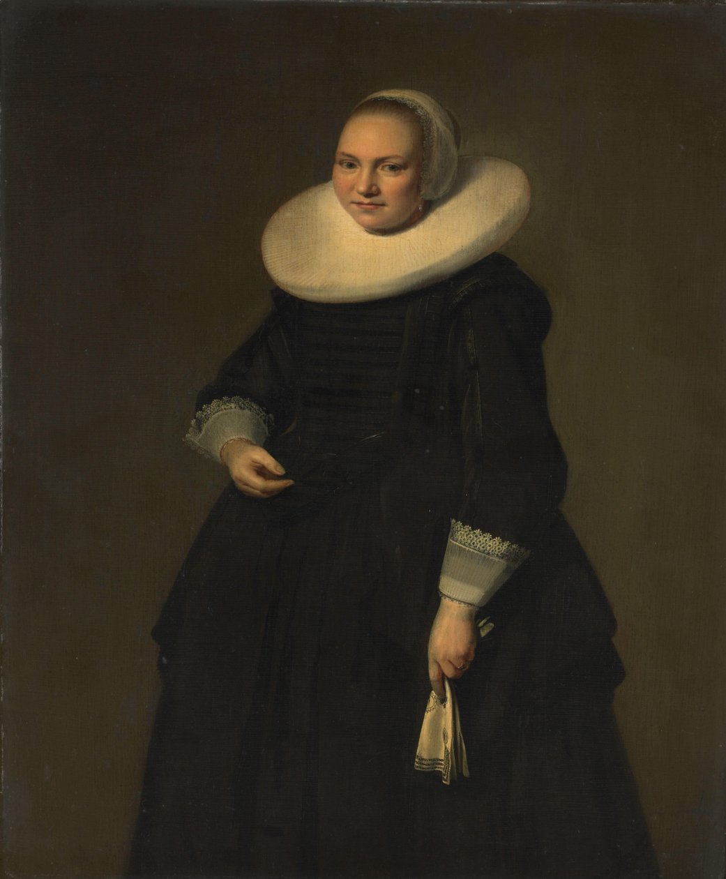 Retrato de uma mulher de Hendrik Gerritsz Pot (attributed to)