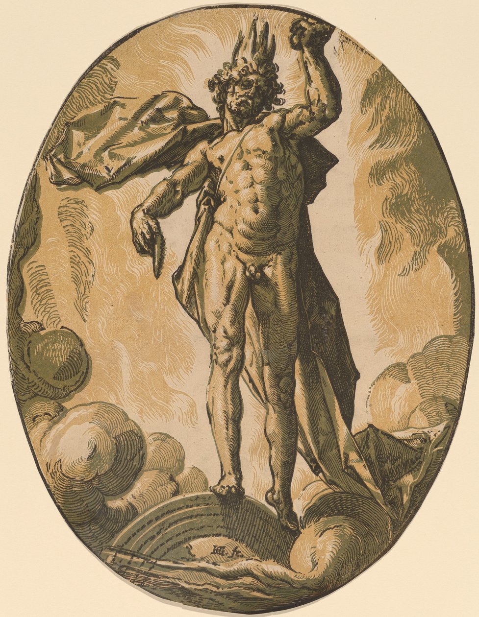 Aether de Hendrik Goltzius