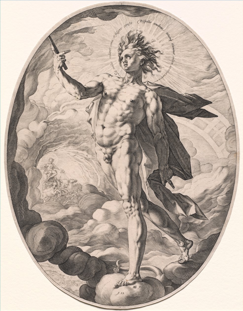 Apolo, 1588. de Hendrik Goltzius