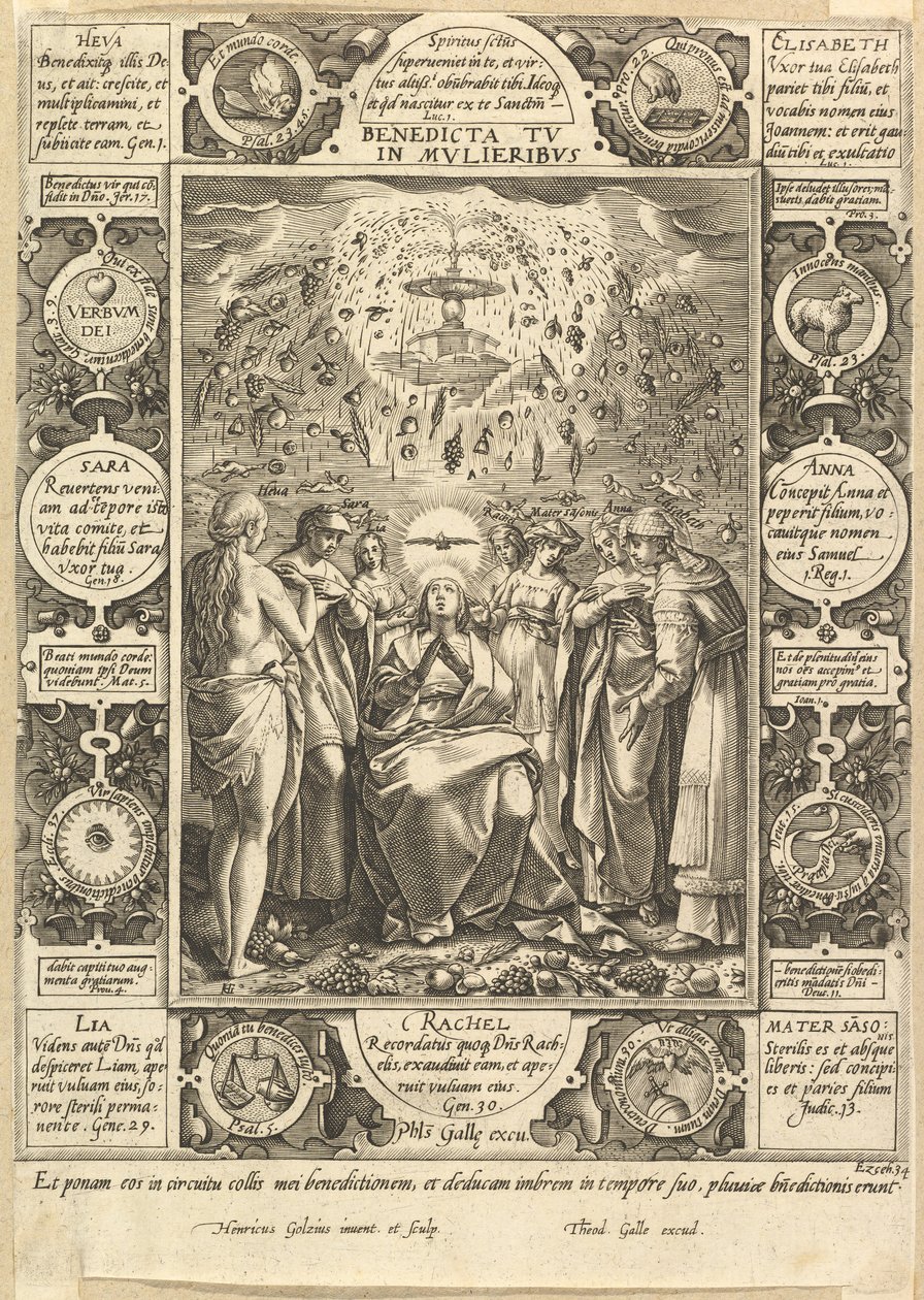 Você !, Das alegorias cristãs e profanas. de Hendrik Goltzius