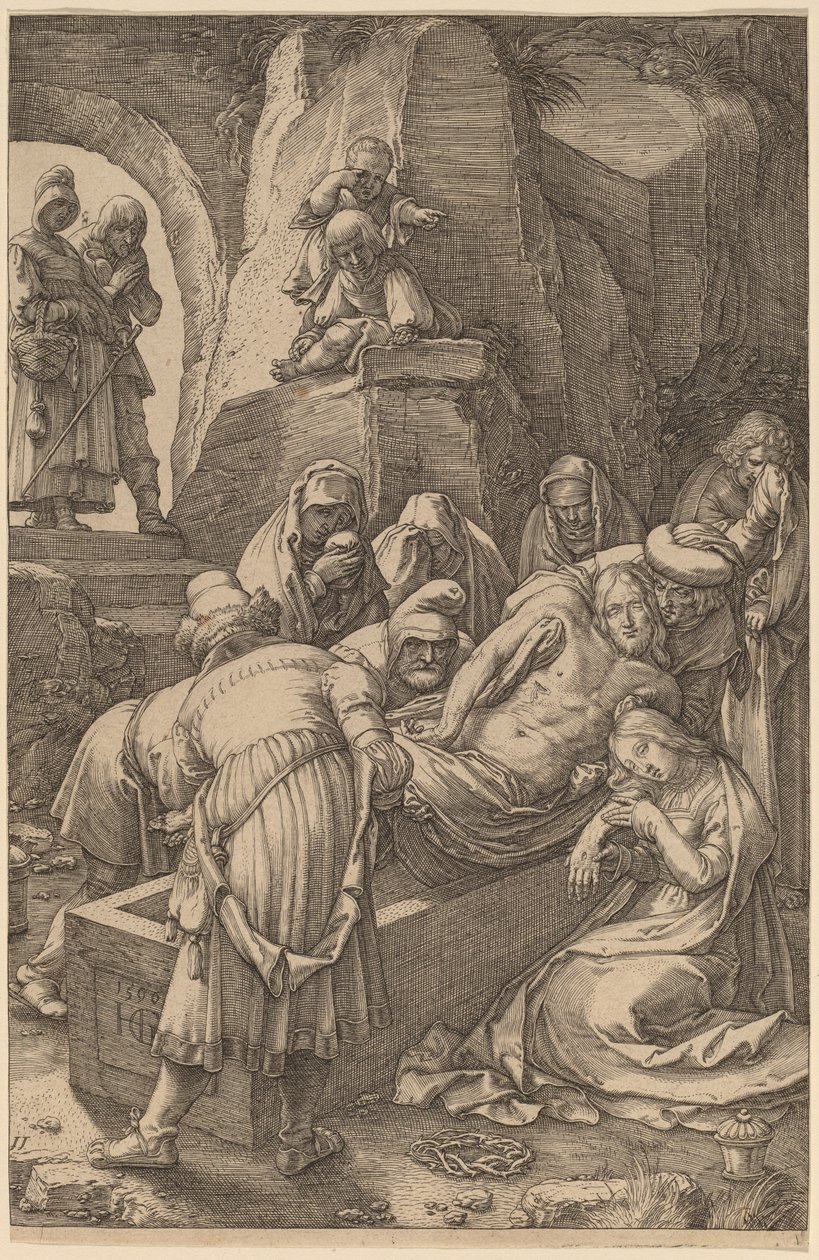 Enterro de Cristo de Hendrik Goltzius