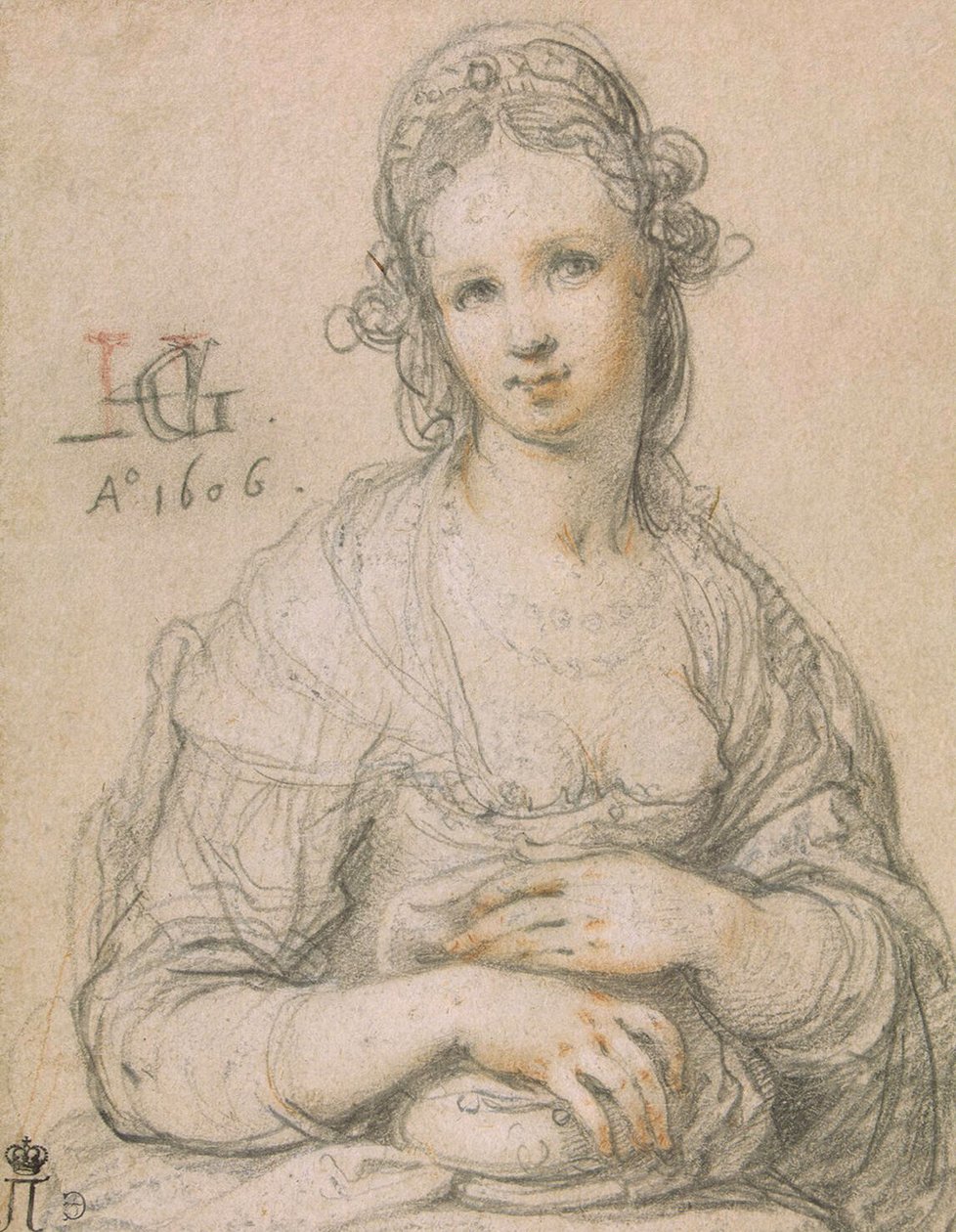 Courtesan, 1606 de Hendrik Goltzius