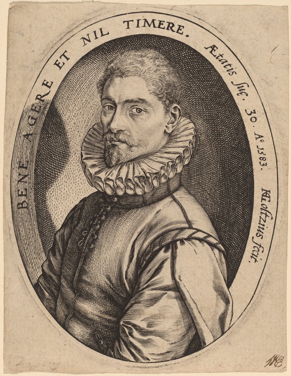 Jerome Scholiers de Hendrik Goltzius