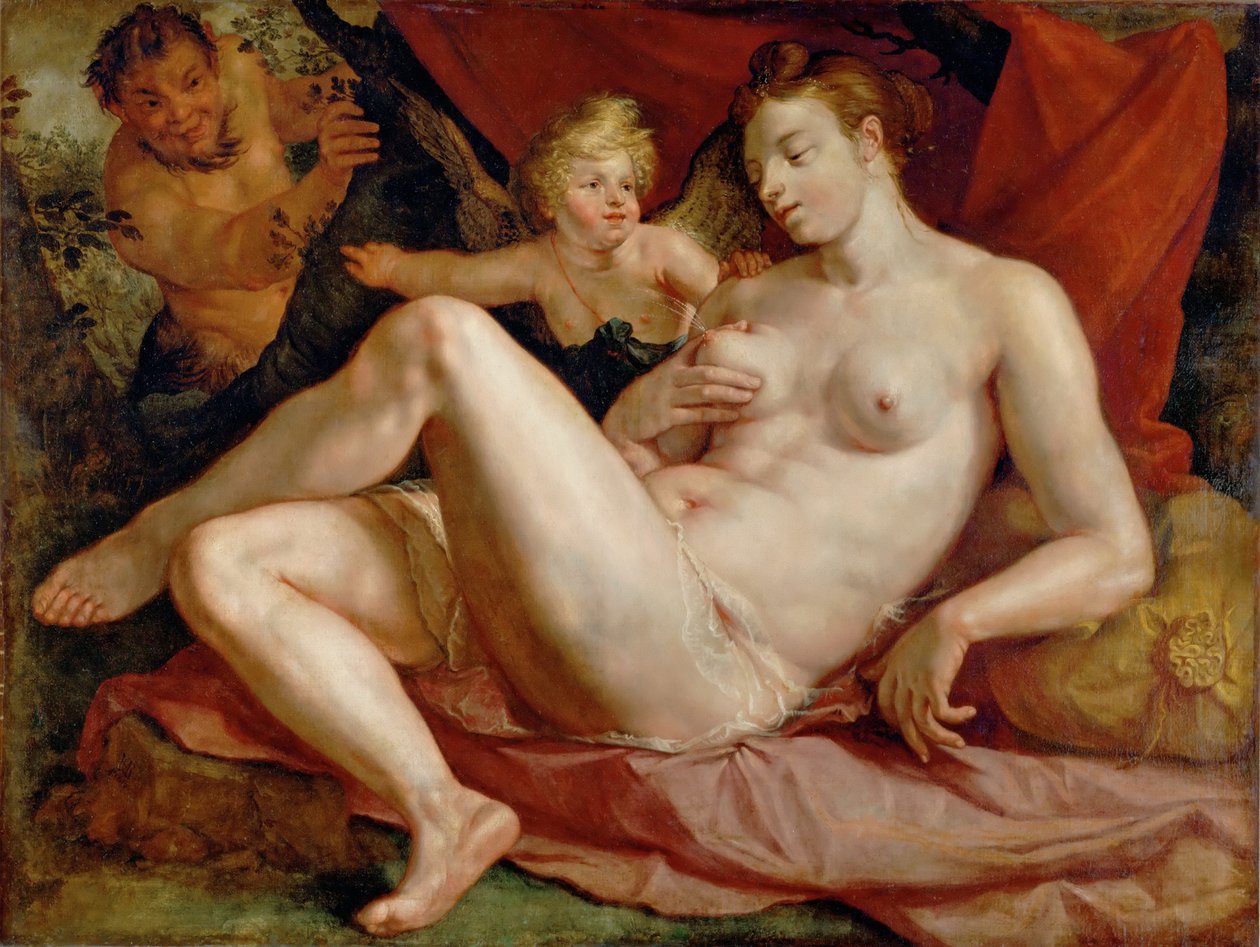 Júpiter e Antíope de Hendrik Goltzius
