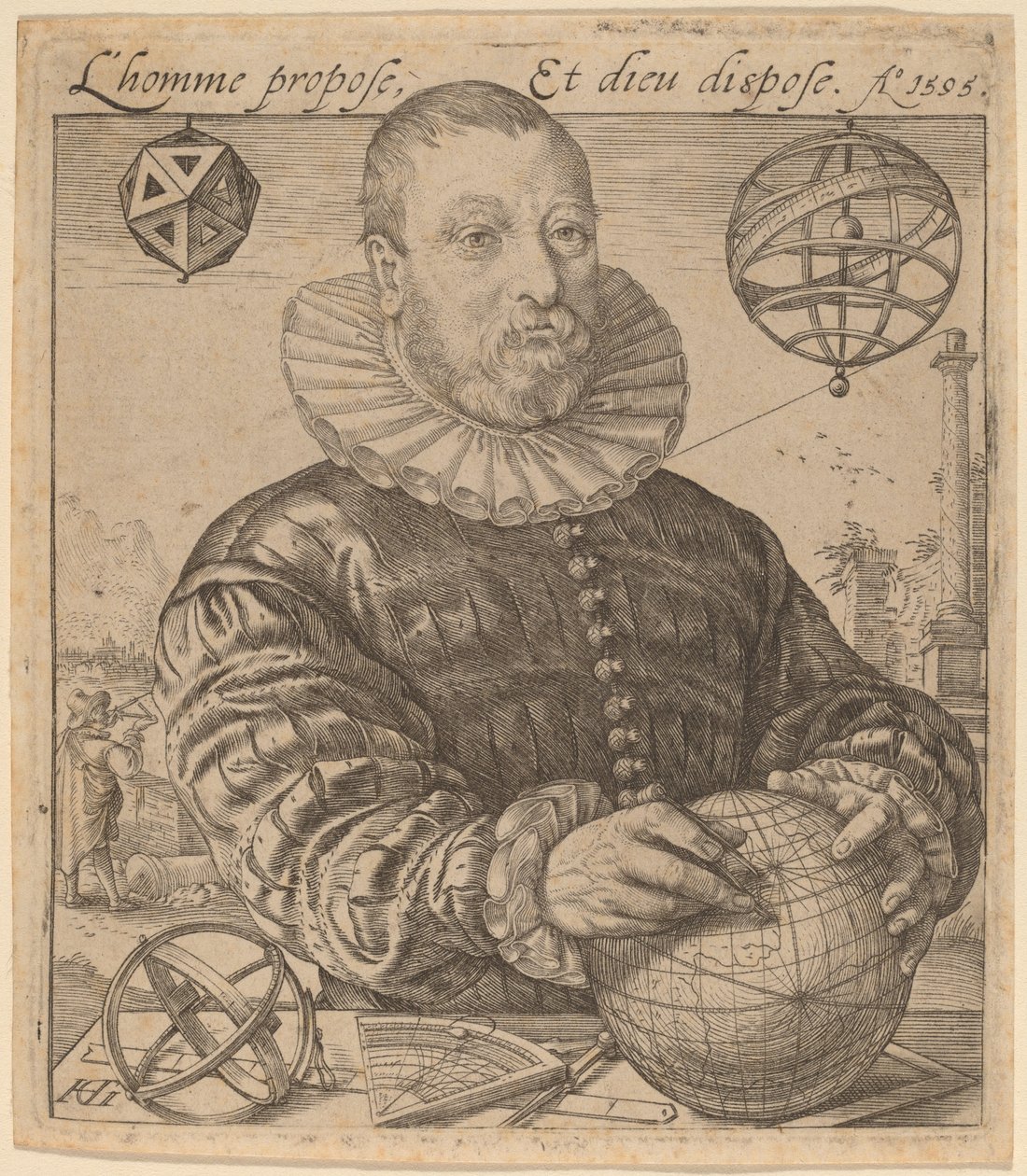 Nicolau Petri de Deventer de Hendrik Goltzius