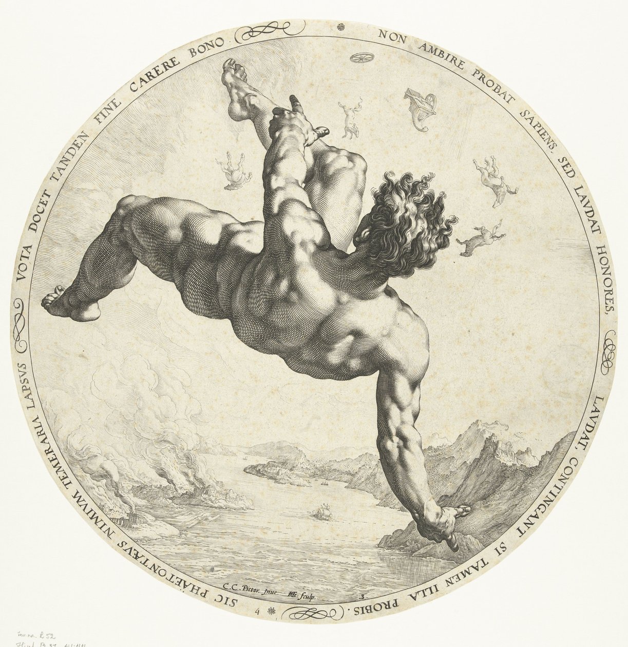 Phaethon, 1588 de Hendrik Goltzius
