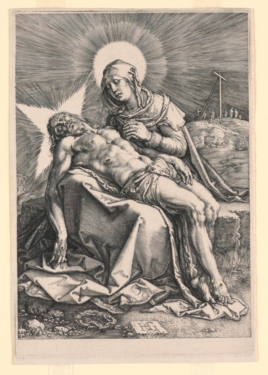 Pietá de Hendrik Goltzius