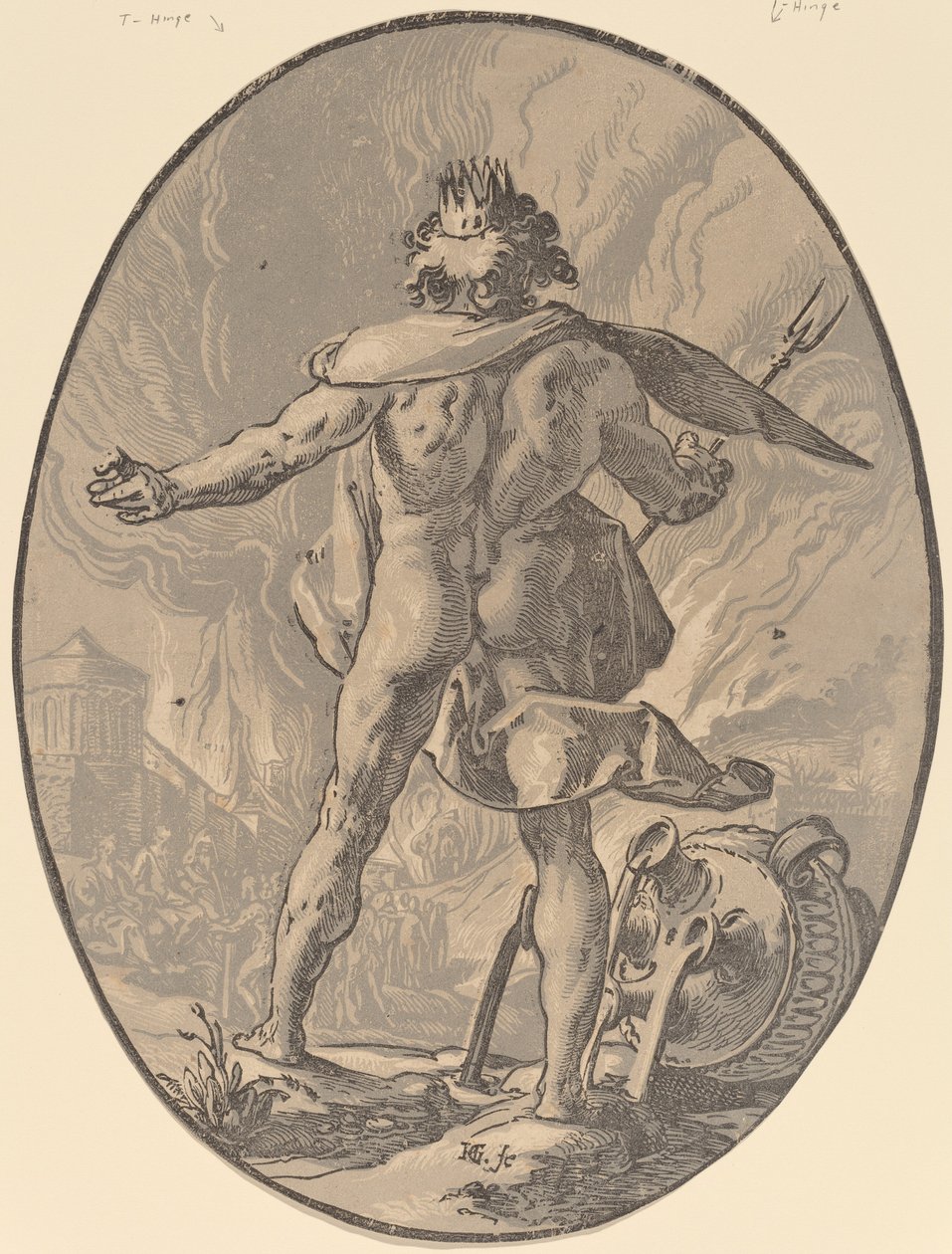 Plutão de Hendrik Goltzius