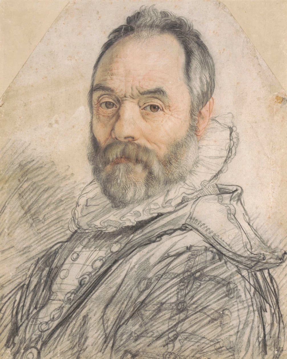 Retrato de Giovanni da Bologna 1529-1608, 1591. de Hendrik Goltzius