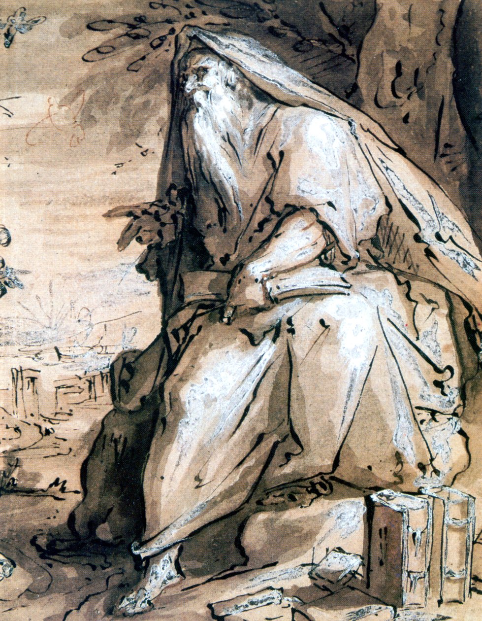 Profeta, c1600 de Hendrik Goltzius