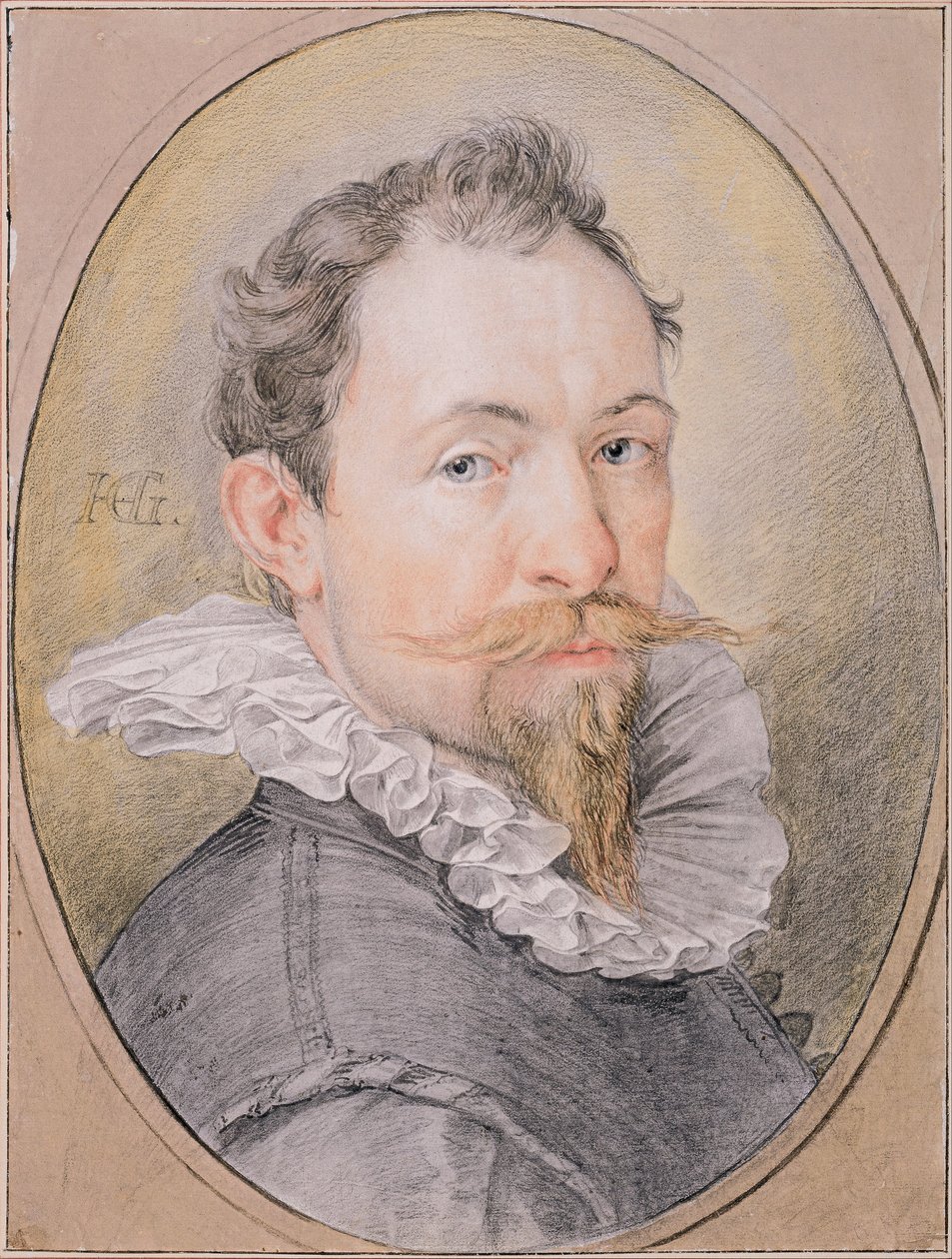 Autorretrato, c. 1593-1594 de Hendrik Goltzius