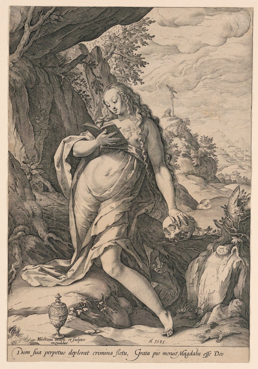 Penitente de Santa Maria Madalena de Hendrik Goltzius