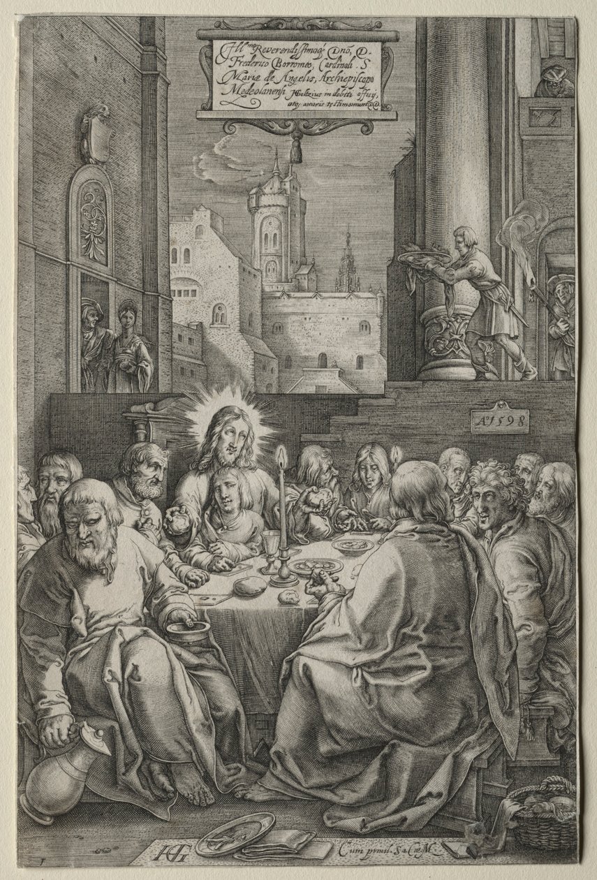A paixão. de Hendrik Goltzius