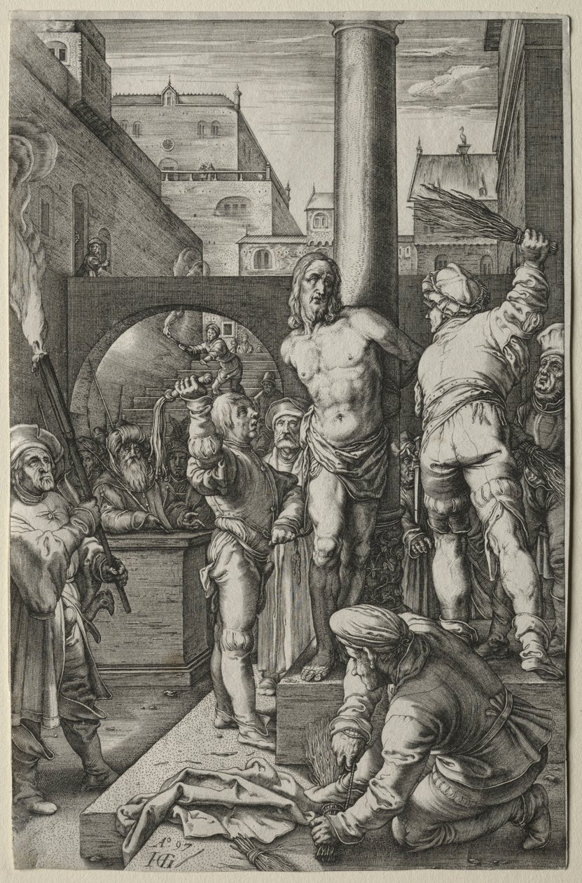 A paixão. de Hendrik Goltzius