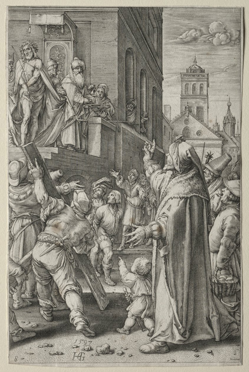 A paixão. de Hendrik Goltzius