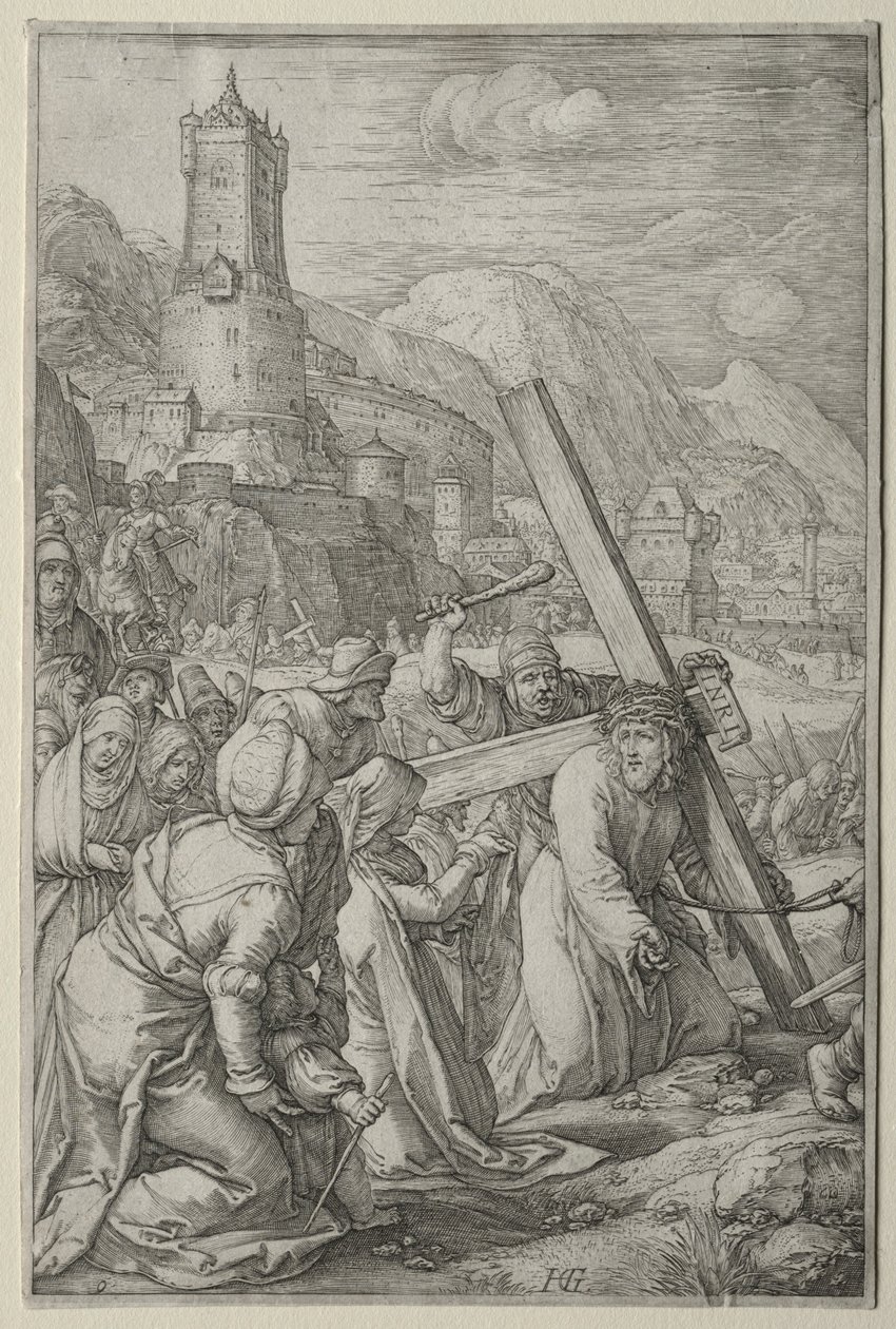 A paixão. de Hendrik Goltzius