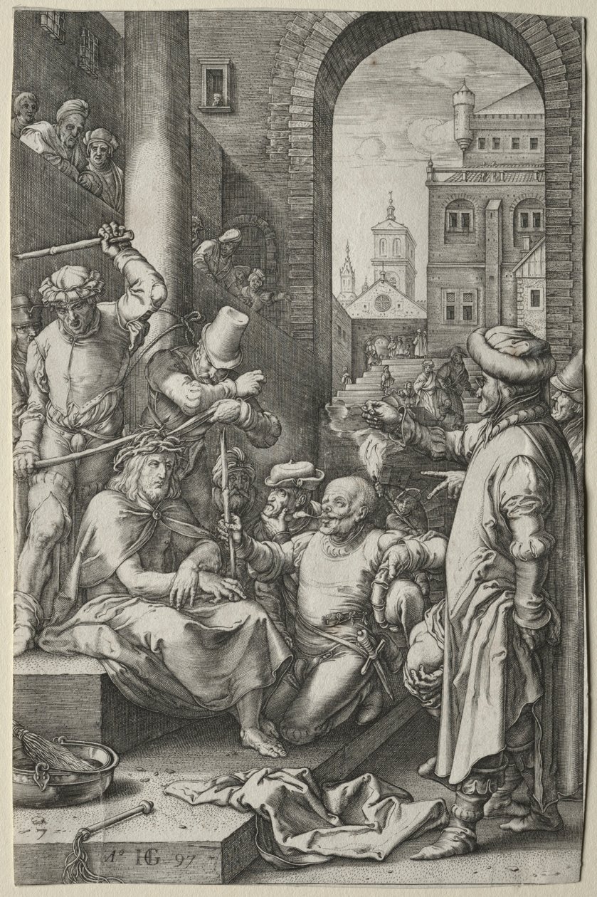 A paixão. de Hendrik Goltzius