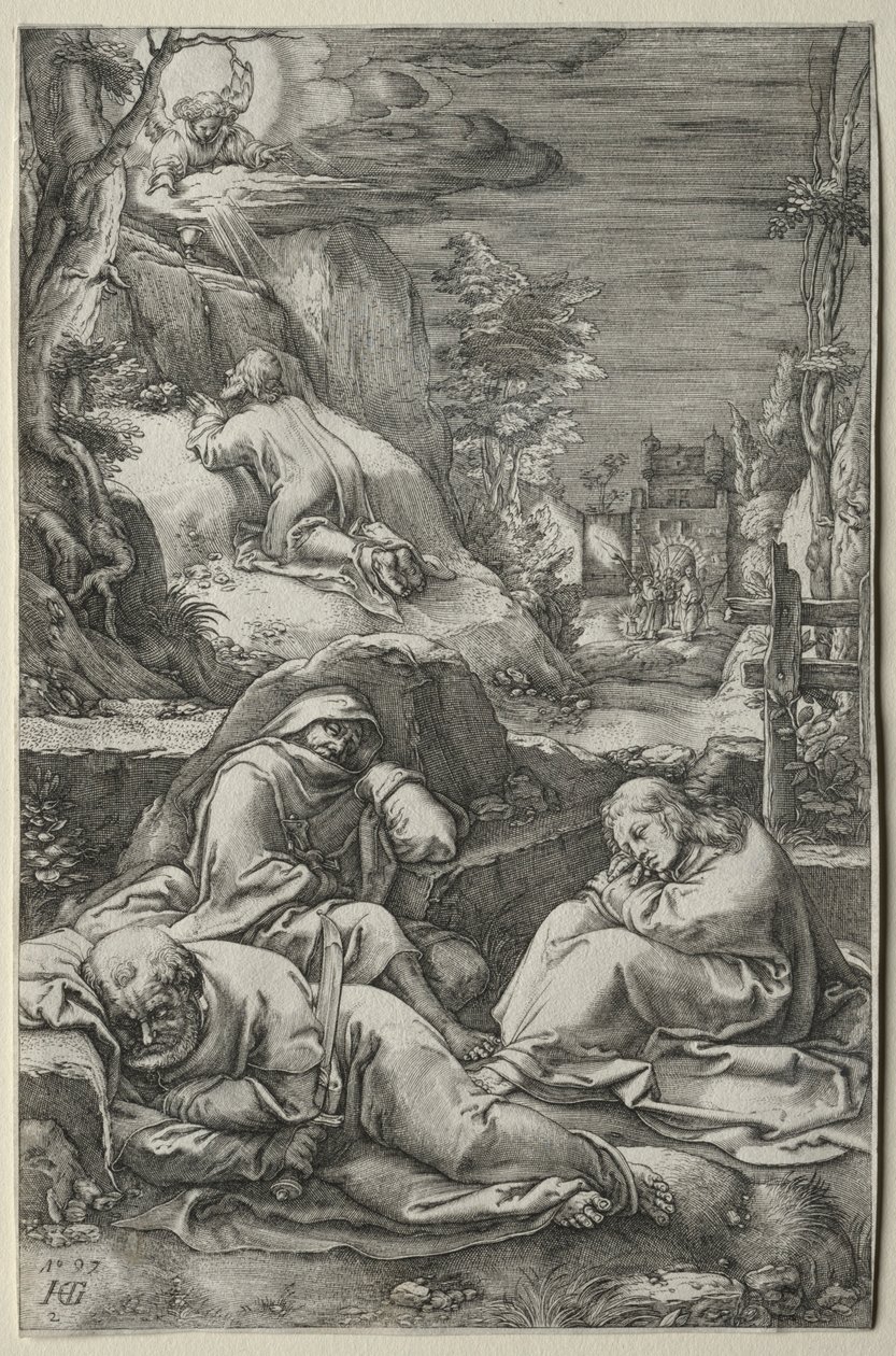 A paixão. de Hendrik Goltzius