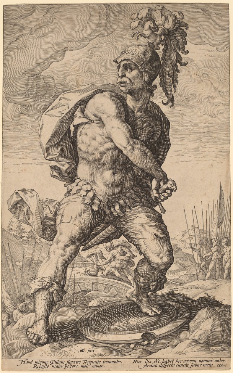Titus Manlius Torquatus de Hendrik Goltzius