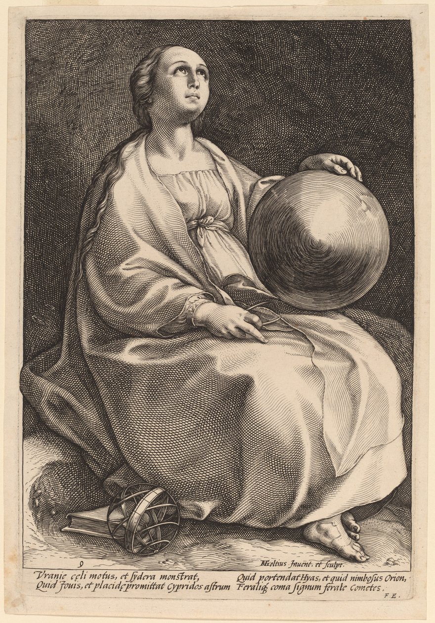 Urânia de Hendrik Goltzius