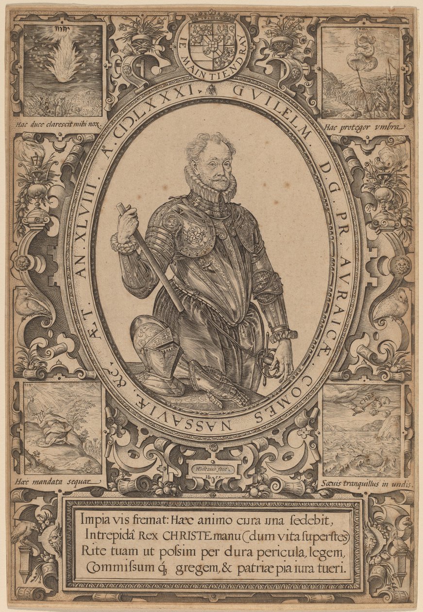 Guilherme, Conde de Nassau, Príncipe de Orange de Hendrik Goltzius