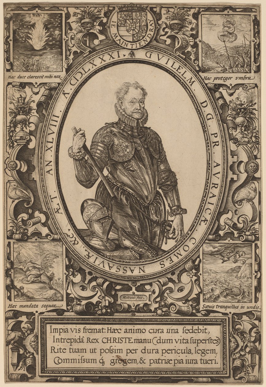 Guilherme, Conde de Nassau, Príncipe de Orange de Hendrik Goltzius
