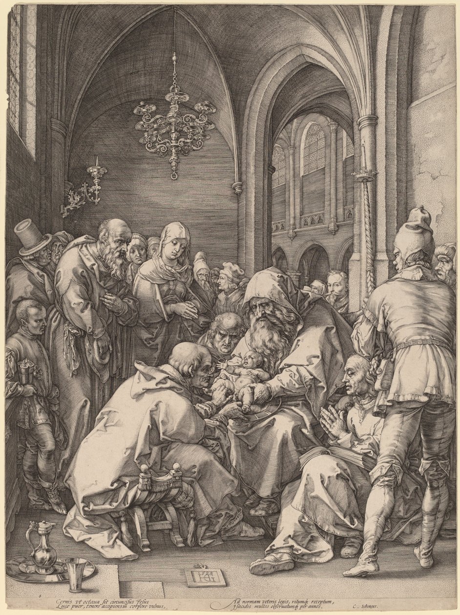 A circuncisão de Hendrik Goltzius in the style of Albrecht Dürer