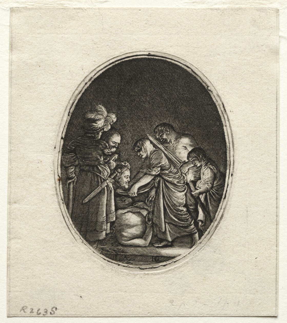 A decapitação de São João Batista de Hendrik Goudt