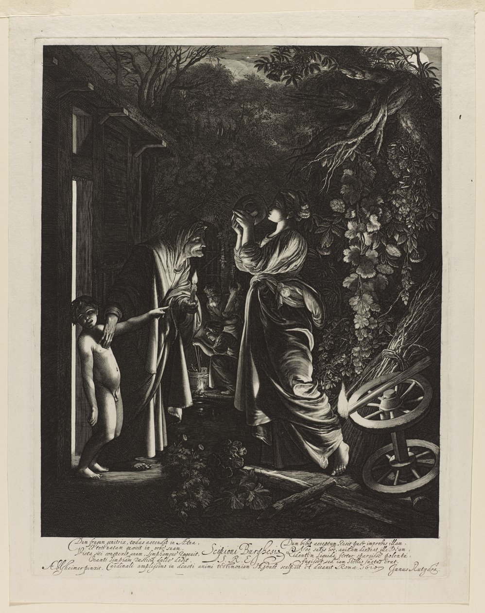 A zombaria de Ceres (Ceres em busca de sua filha) de Hendrik Goudt