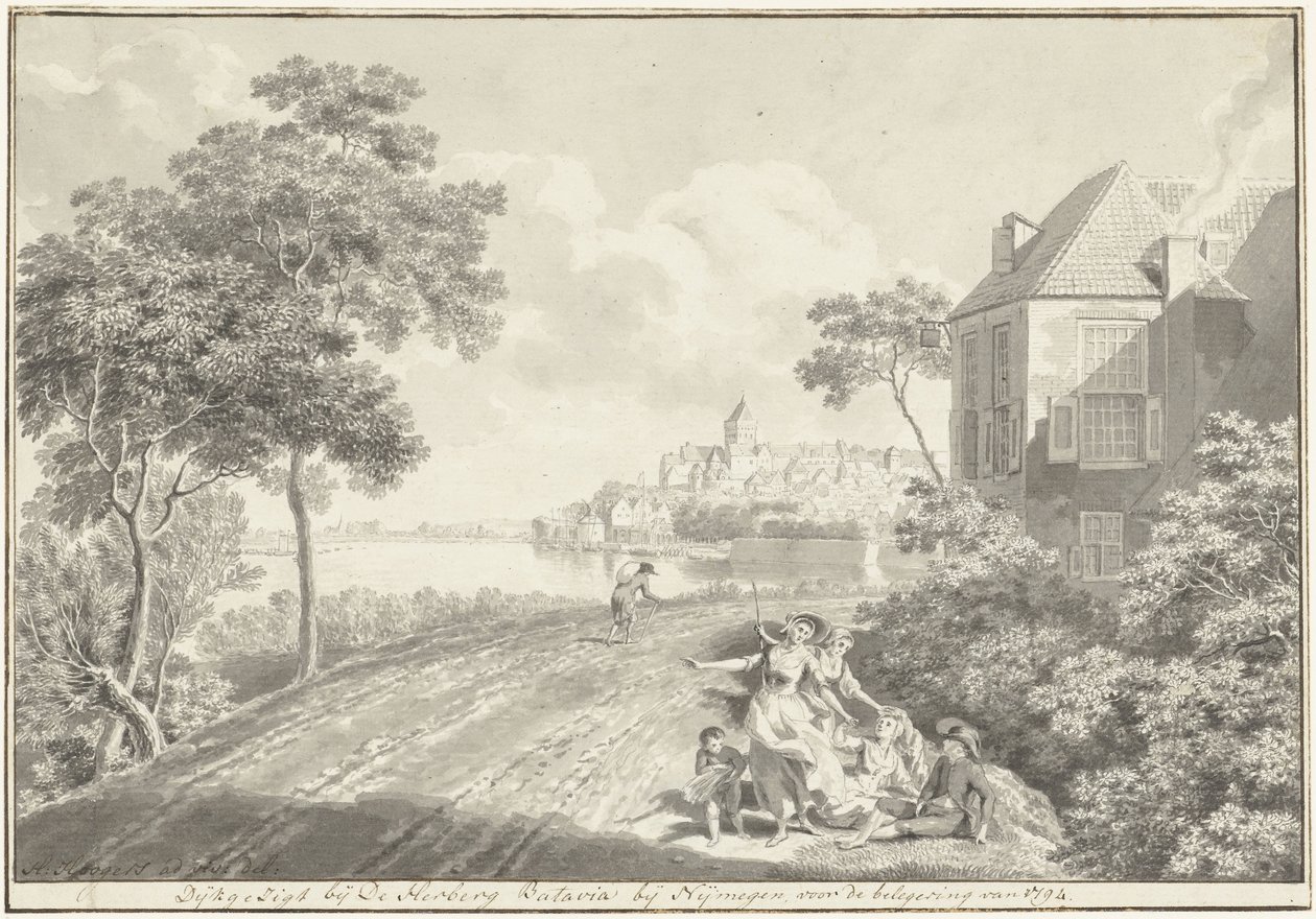 Vista de Nijmegen de Hendrik Hoogers
