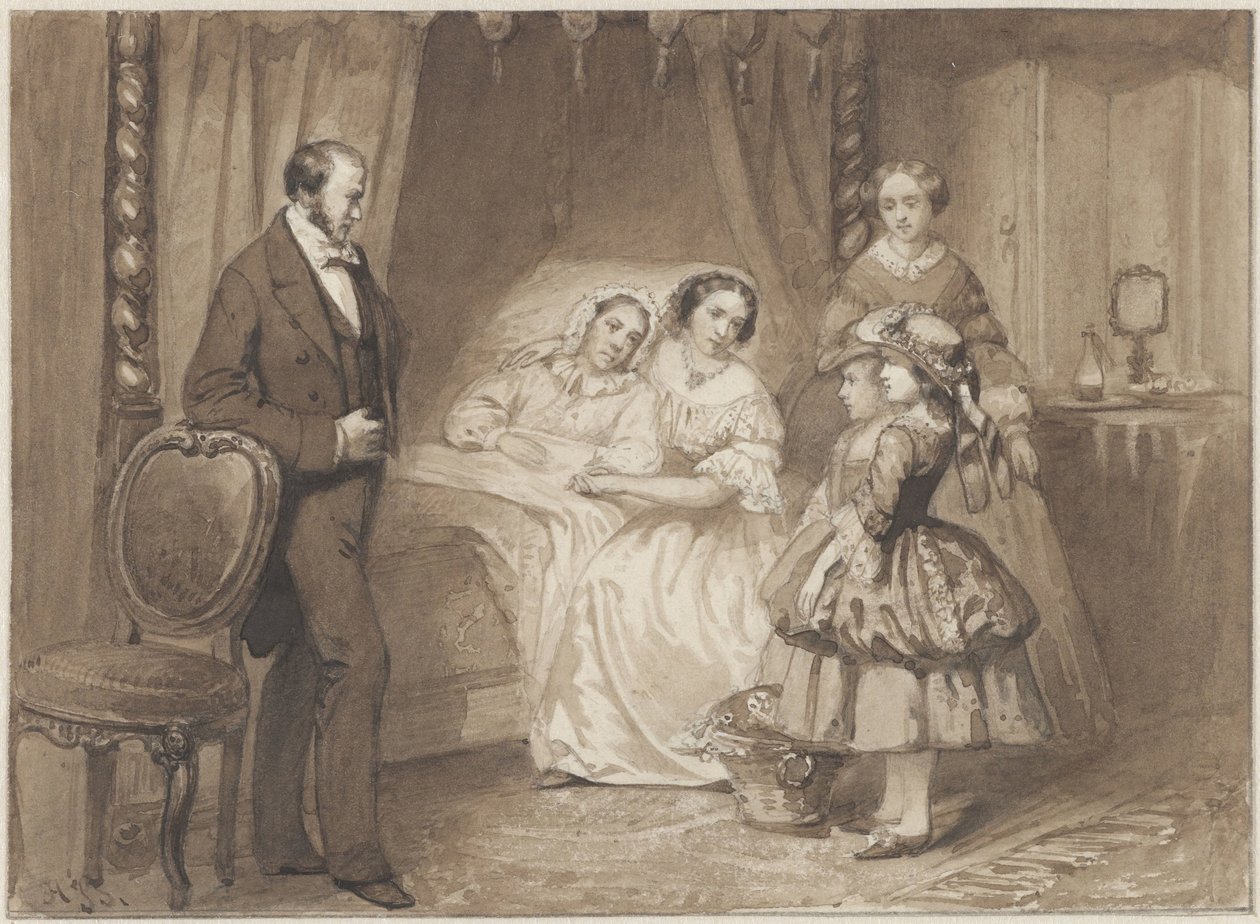 Aniversário da avó doente de Hendrik Jacobus Scholten