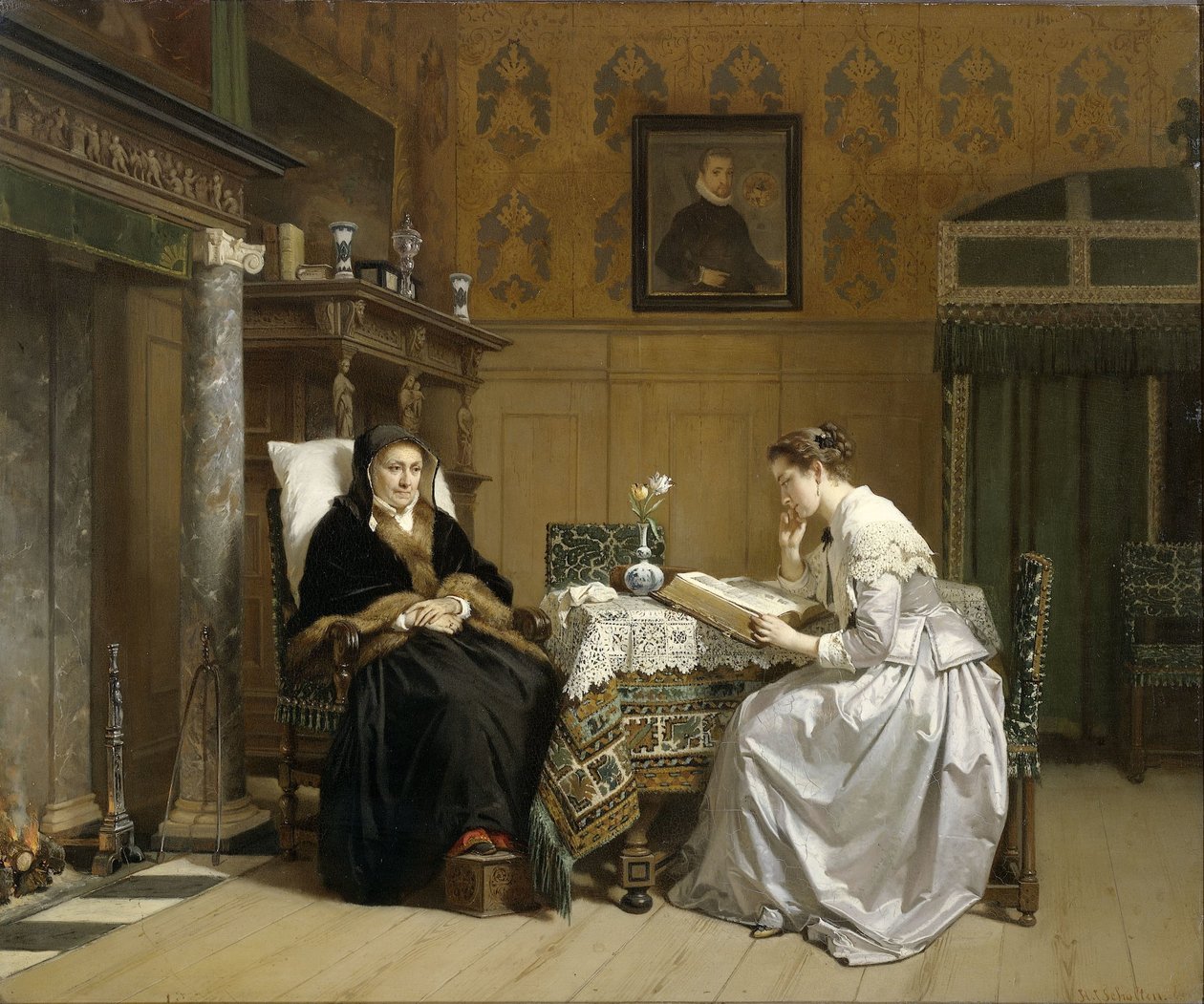 Domingo de manhã de Hendrik Jacobus Scholten