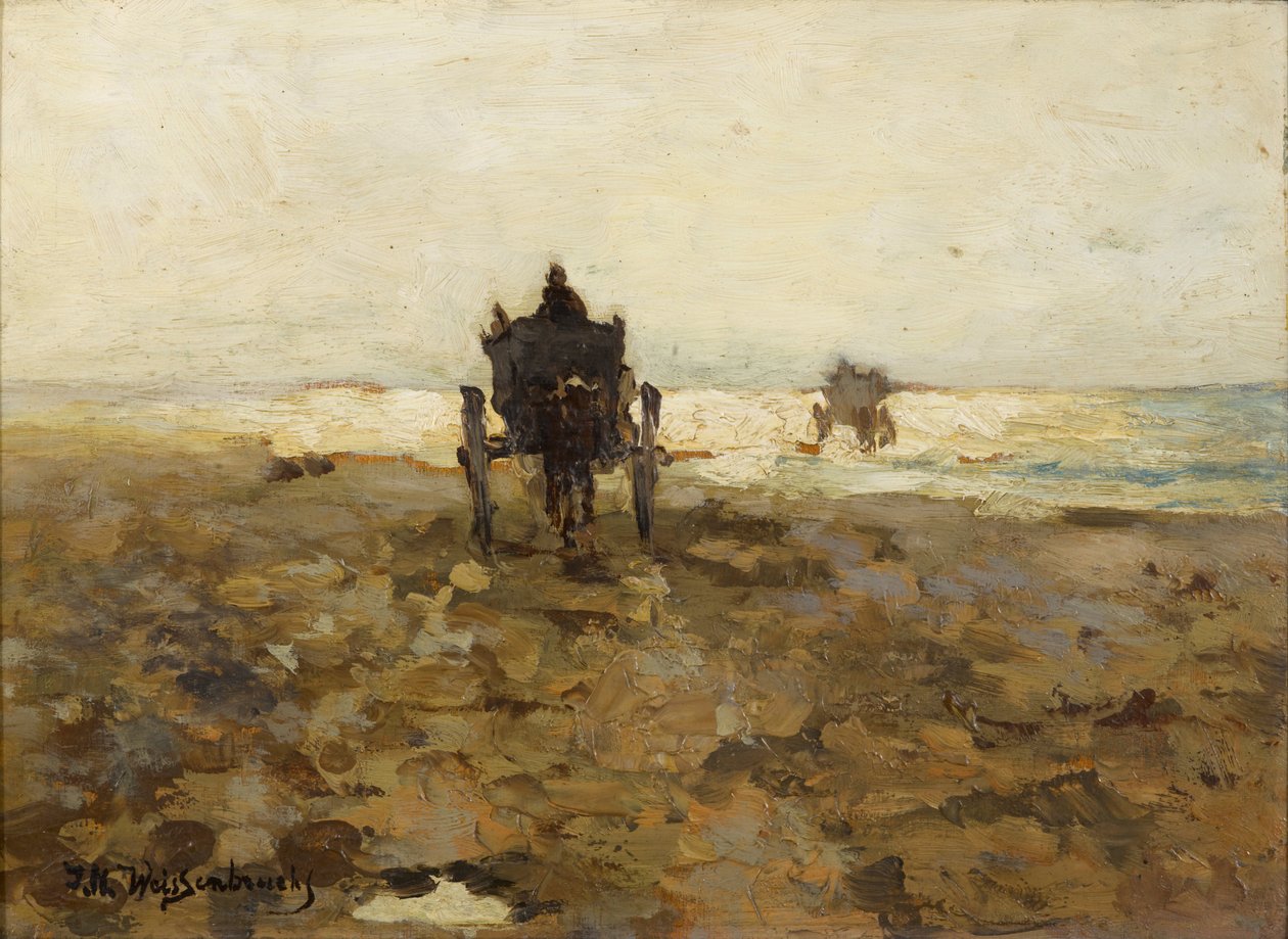 Clammers Horse Drive, c. 1890 de Hendrik Johannes Weissenbruch