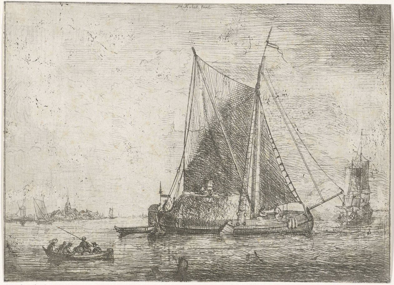barcaça de feno de Hendrik Kobell