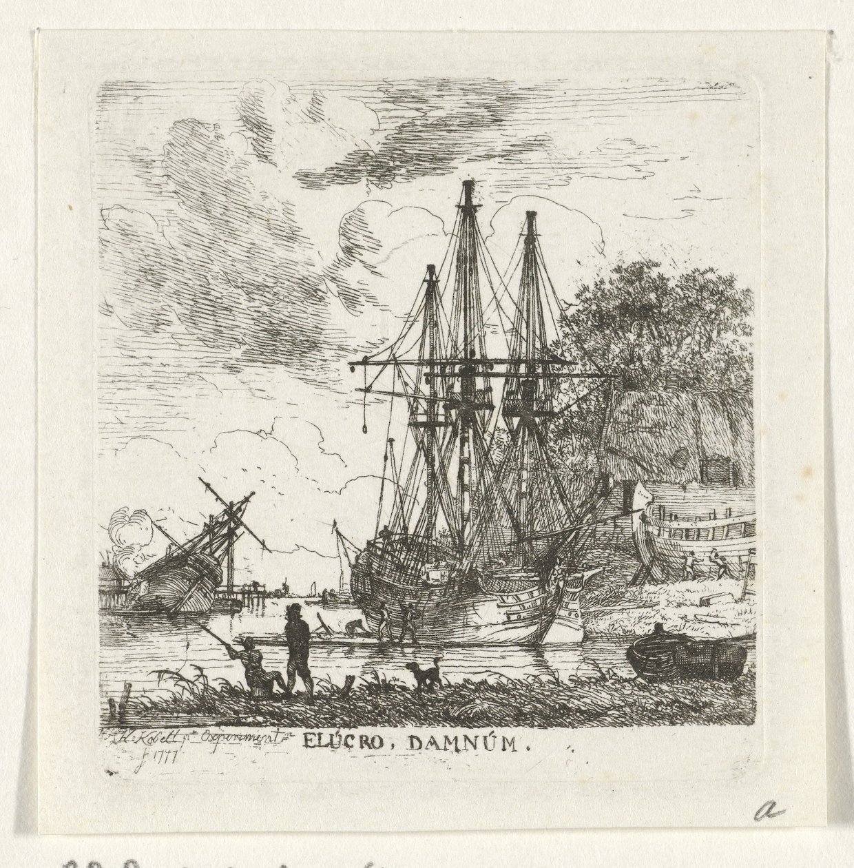 Scheepswerf
Elúcro Damnúm (título sobre o objecto) de Hendrik Kobell