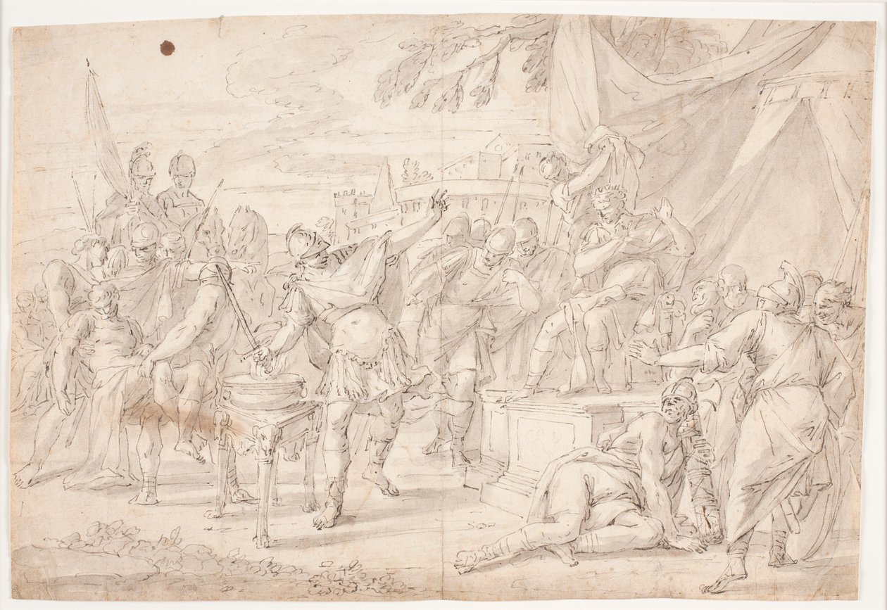 Mucius Scaevola de Hendrik Krock